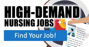 Search for high-demand nursing jobs