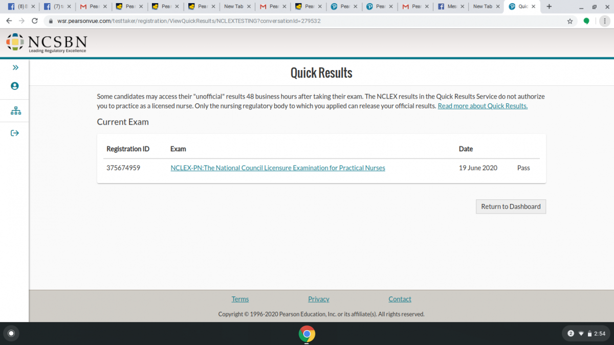 Pearson vue trick results on hold 😳 Page 2 NCLEX Exam / Programs