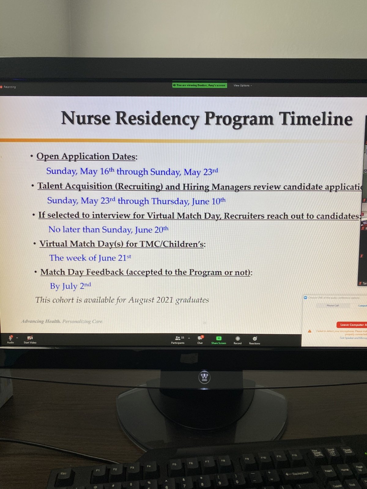 Memorial Hermann Nurse Residency Program Fall 2021 Start Date General
