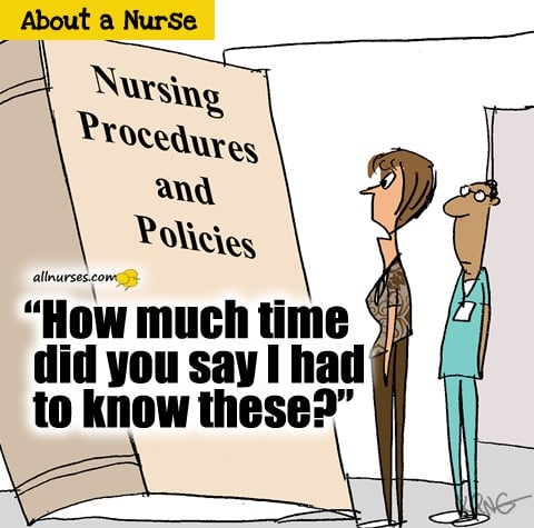 Nursing Procedures and Policies Handbook: How much time did you say I had to know these?