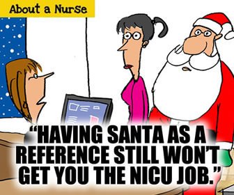 Who says Santa can't help you get a NICU job?