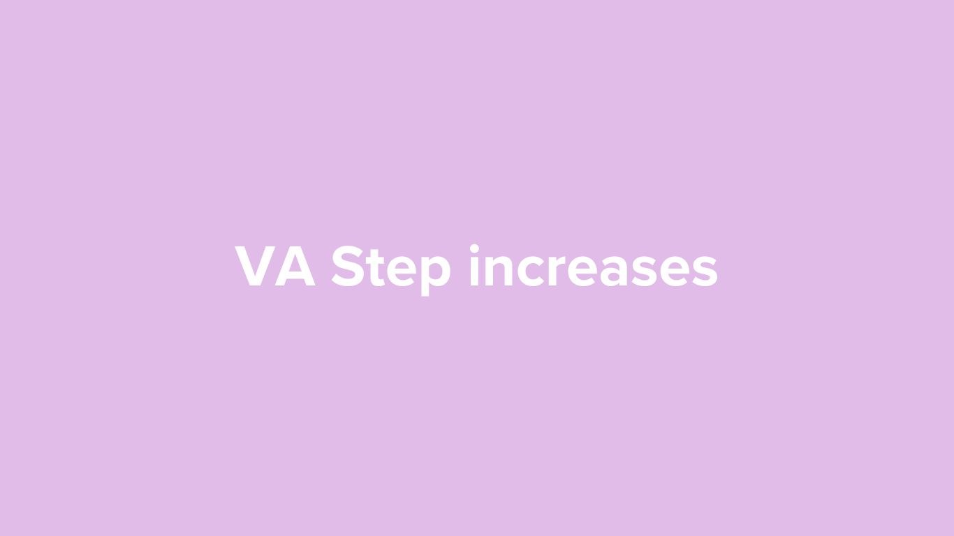 VA Step increases Government, Military